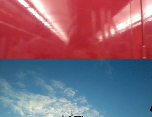 Alsthom bombardier blue sky