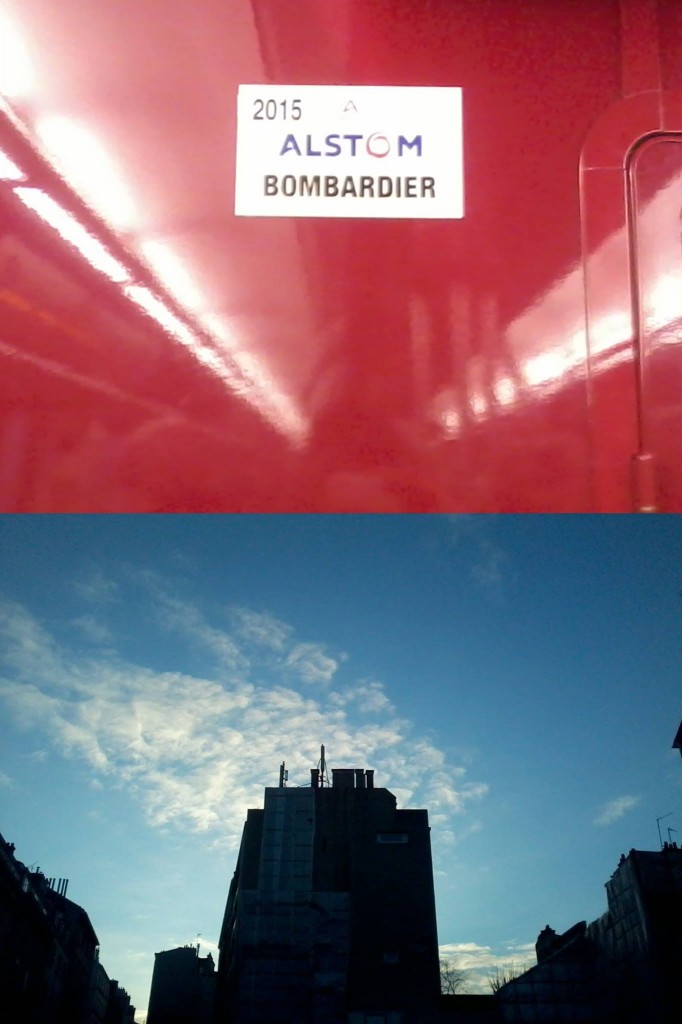 Alsthom bombardier blue sky